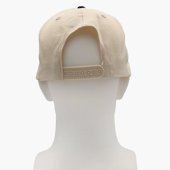 NWOT NUUDS "Real Bodies" Unisex Snapback Hat (Black/Cream | O/S) - Picture 7 of 11